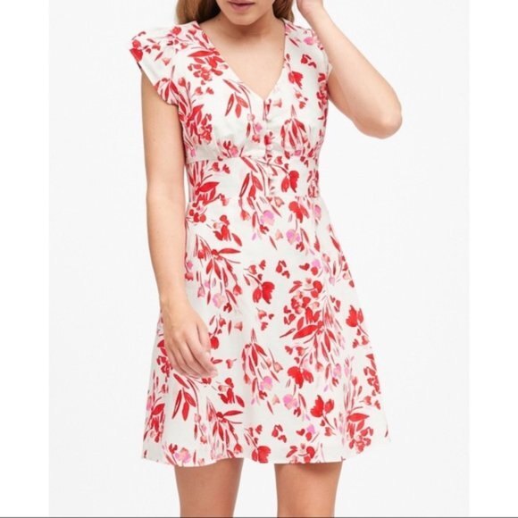 Banana Republic Floral Linen-Blend Dress (NWT) - Picture 1 of 2